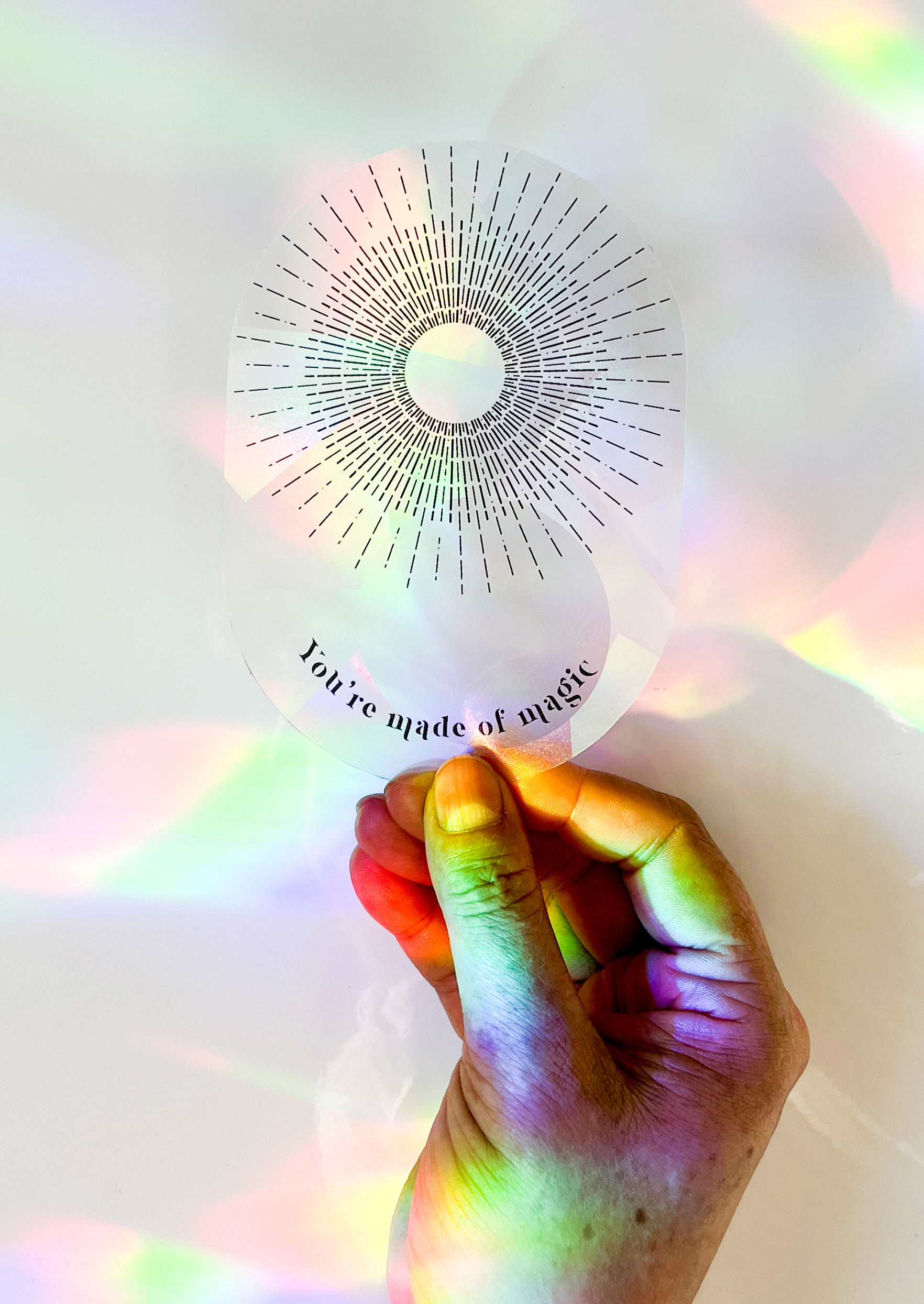 Rainbow maker sticker – create rainbows anywhere (You're made of magic) - immagine 3