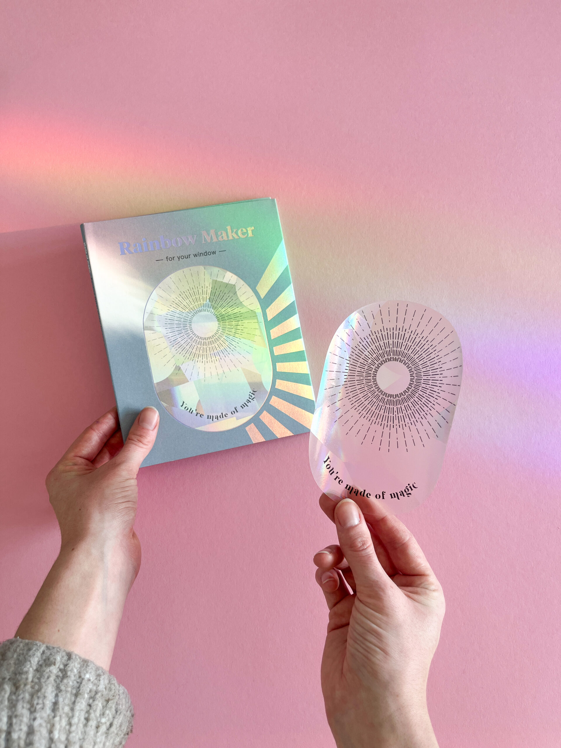 Rainbow maker sticker – create rainbows anywhere (You're made of magic)